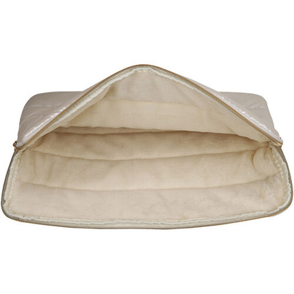 SANDY LISA Cape Town Funda para portátil 16" cierre doble blanco cromo
