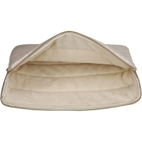 SANDY LISA Cape Town Funda para portátil 16" cierre doble blanco cromo