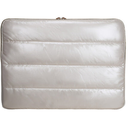 SANDY LISA Cape Town Funda para portátil 16" cierre doble blanco cromo
