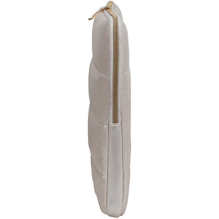 SANDY LISA Cape Town Funda para portátil 16" cierre doble blanco cromo