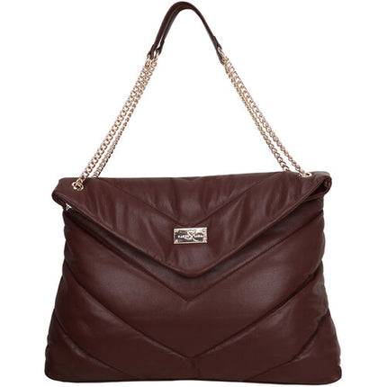 SANDY LISA Cali Bolso de Hombro Burdeos para Laptop 14" y Tablet 10"