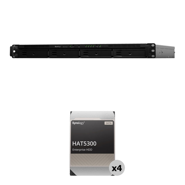 Synology 4-BAY Rackmount NAS estación de almacenamiento SATA 12TB