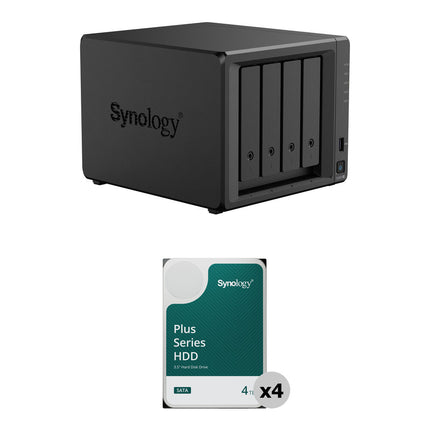 Synology DS925P Almacenamiento NAS 4 Bahías SATA sin Discos