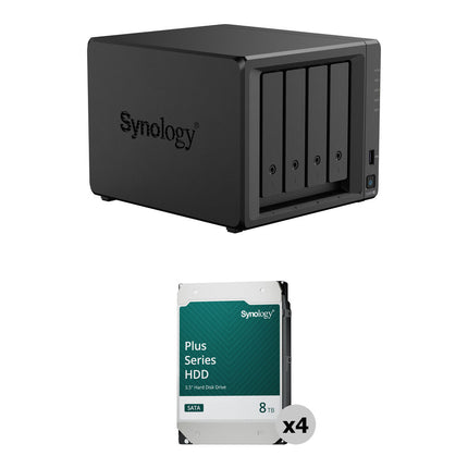 Synology DS925P Estación 4 bahías SATA 8 para almacenamiento en red