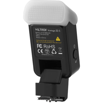 Viltrox Vintage Z2 Flash para Sony Recargable 420mAh con Difusor
