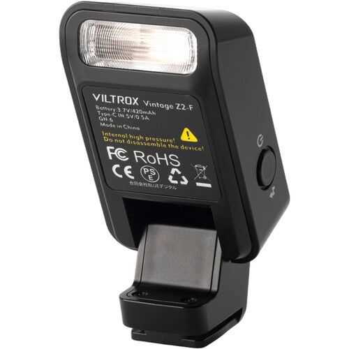 Viltrox Vintage Z2 Flash para FUJIFILM con Batería 420mAh Difusor