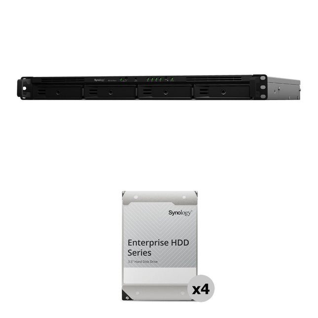 Synology 4-BAY SCLBL Rackmount 1U Estación de Disco Duro 8TB