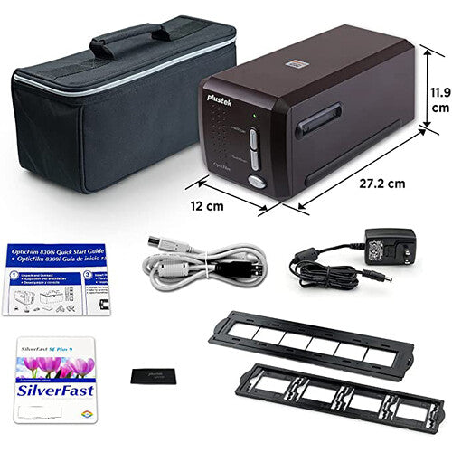 Plustek OpticFilm 8300i SE Escáner 7200 dpi con eliminación de polvo y rayas