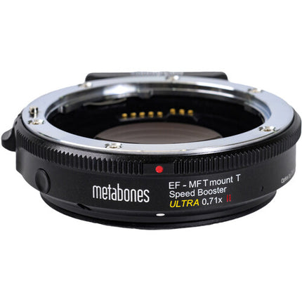 Metabones Canon EF Adaptador Speed Booster ULTRA 0.71x Micro Cuatro Tercios con Apertura Controlada