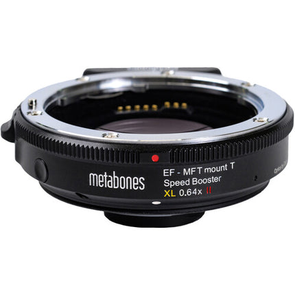 Metabones T Speed Booster XL 0.64x Mark II Adaptador Canon EF a Micro Cuatro Tercios con Control de Apertura y Montura Positiva