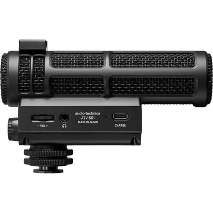 Audio-Technica ATV-SG1 Micrófono Shotgun para Cámara 14mm 100mm con Windjammer