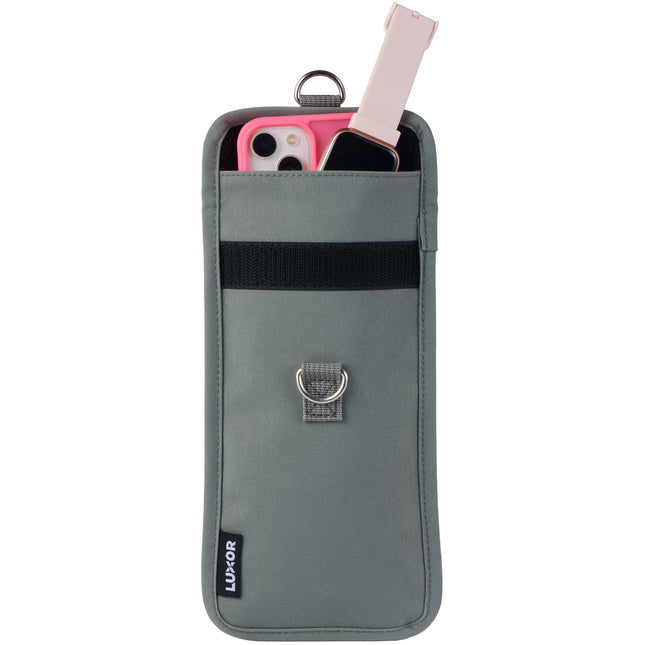 Luxor CellGuard Funda para Teléfono con Bloqueo RFID y 3 Anillas D