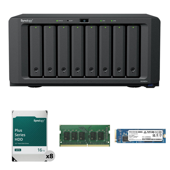 Synology DS1825+ NAS de 8 bahías para almacenamiento seguro red