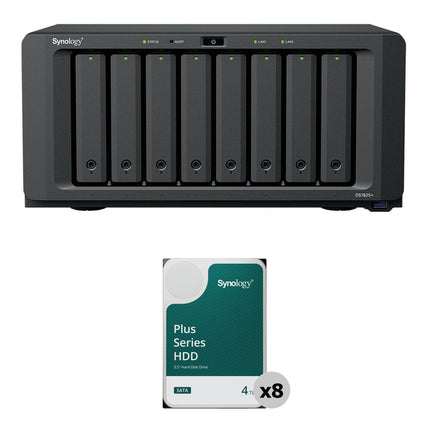 Synology 8-BAY DS1825+ Kit Almacenamiento NAS 8 Bahías SATA 4TB