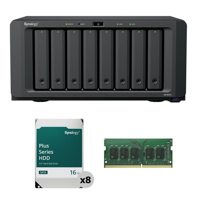 Synology DS1825+ NAS 8 bahías almacenamiento SATA con ECC