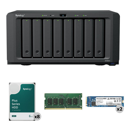 Synology DS1825+ Estación de almacenamiento NAS 8 bahías 6TB SSD