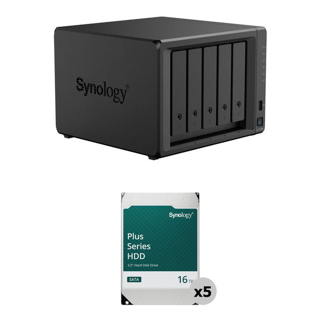 Synology DS1525+ NAS de 5 bahías Kit SATA 16TB almacenamiento