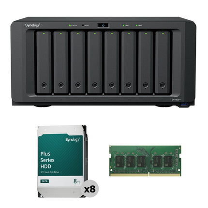 Synology DS1825+ NAS 8 Bahías Soporte SATA 8T Memoria ECC