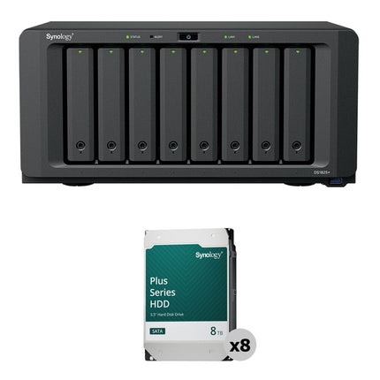 Synology DS1825+ NAS 8 bahías Kit SATA 8TB almacenamiento robusto