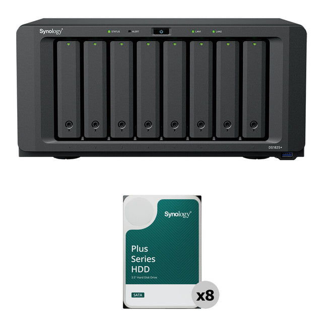 Synology DS1825+ Estación de almacenamiento 8 bahías SATA 12