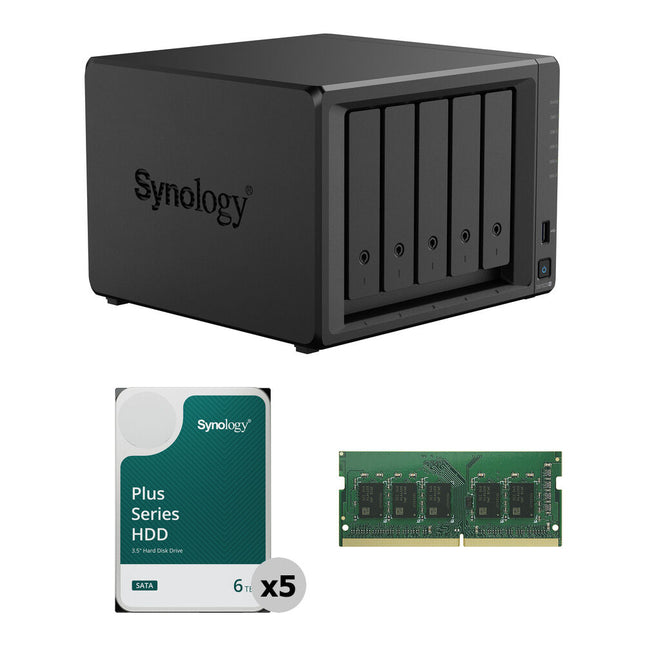 Synology DS1525+ NAS 5 Bahías SATA 6TB ECC Kit Premium