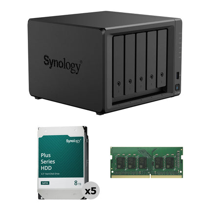 Synology DS1525+ NAS 5 Bahías Kit SATA 8TB Memoria ECC