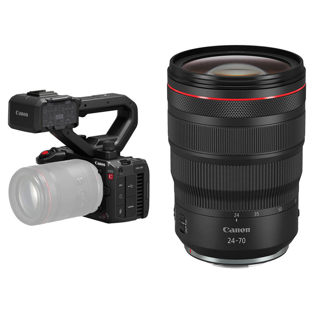Canon EOS C50 Cámara de Cine Full Frame 7K con Lente 24-70mm f/2.8 L IS USM