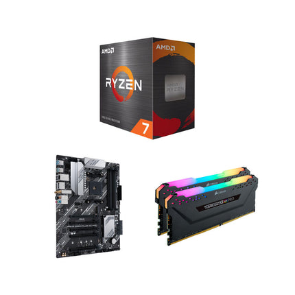 AMD Ryzen 7 5800XT con placa ASUS PRIME B550-PLUS y 32GB DDR4 3200 RGB