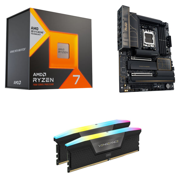 AMD Ryzen 7 7800X3D con Placa ASUS ProArt X870E-Creator WiFi RAM Corsair 16GB DDR5 6000MHz