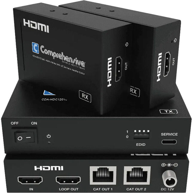 Comprehensive Pro AV Amplificador HDMI UHD 4K60 230 pies PoC 1x2
