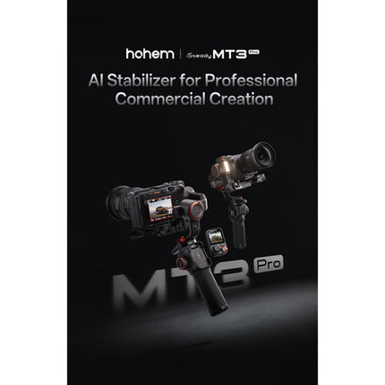 Hohem iSteady MT3 Pro Estabilizador de Cámara AI con Pantalla OLED y 20 Horas de Batería