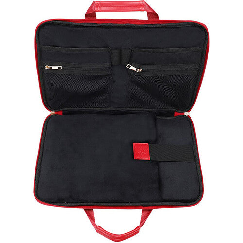 SANDY LISA Capri Funda para portátil 14" con bolsillos rojo