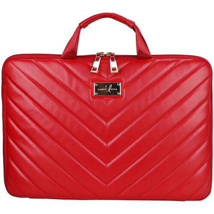 SANDY LISA Capri Funda para portátil 14" con bolsillos rojo