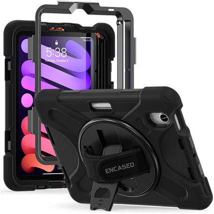 Encased Rugged-X Funda para iPad mini 6ª y 7ª Gen 8.3" con Correa de Hombro