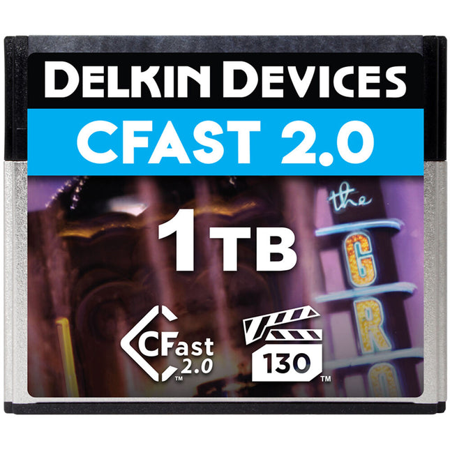Delkin Devices Tarjeta de Memoria CFast 2.0 1TB 540MBs Lectura 520MBs Escritura