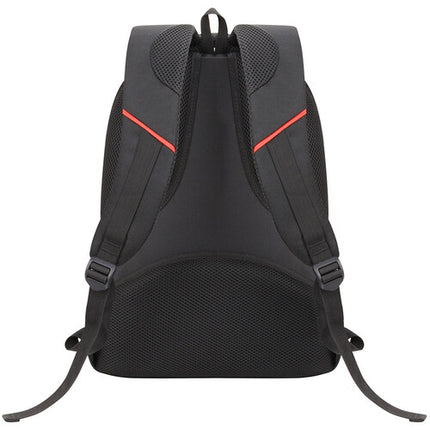 ECO STYLE Tech Pro Mochila Negra para Laptop 16.4" con Panel Organizativo Ergonomica