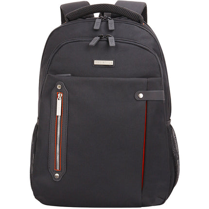 ECO STYLE Tech Pro Mochila Negra para Laptop 16.4" con Panel Organizativo Ergonomica