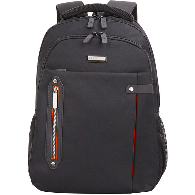 ECO STYLE Tech Pro Mochila Negra para Laptop 16.4" con Panel Organizativo Ergonomica
