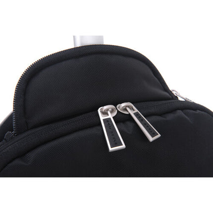 ECO STYLE Tech Exec Mochila Rodante Negra para Laptop 17.3" con Ruedas y Asa Retráctil