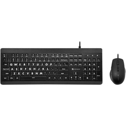 X9 Performance Teclado y Ratón Cableados Retroiluminados 7 Colores 3600 dpi