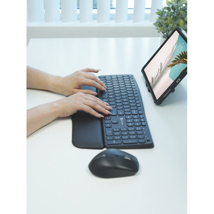 X9 Performance Teclado y Ratón Ergonómico Inalámbrico Retroiluminado 2400 dpi Bluetooth USB-C