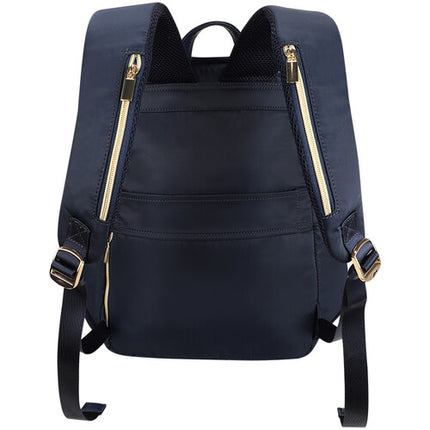 SANDY LISA Laguna Mochila Azul Marino para Laptop de 14 Pulgadas con Bolsillos de Accesorios