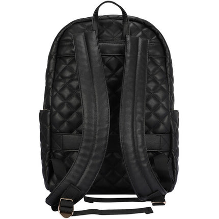 SANDY LISA St. Tropez Mochila Negra para Laptop 14" y Tablet 10.1"