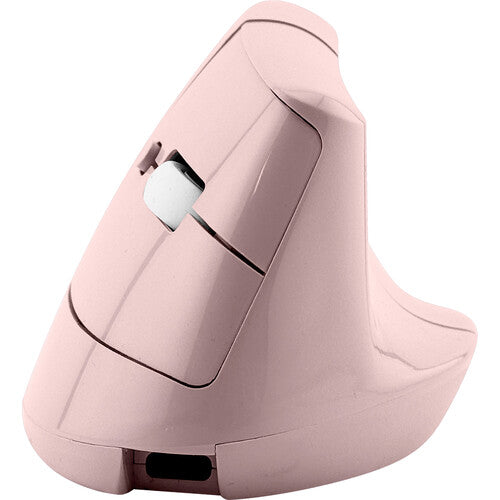 X9 Performance Ratón Ergonómico Vertical Inalámbrico Rosa 4000 dpi Bluetooth USB-C