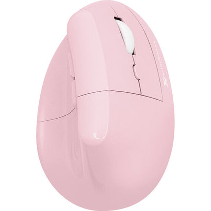 X9 Performance Ratón Ergonómico Vertical Inalámbrico Rosa 4000 dpi Bluetooth USB-C