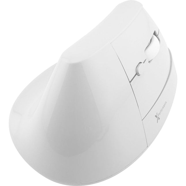 X9 Performance Ratón Ergonómico Vertical Inalámbrico Blanco 4000 dpi Bluetooth USB-C