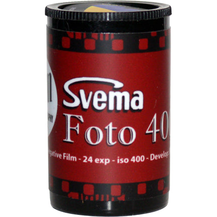 Film Photography Project Svema Foto 400 Película Negativa B N 35mm 24 Exposiciones ISO 400 Granulado Medio