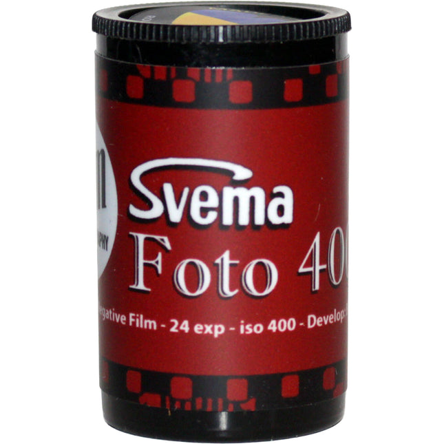 Film Photography Project Svema Foto 400 Película Negativa B N 35mm 24 Exposiciones ISO 400 Granulado Medio