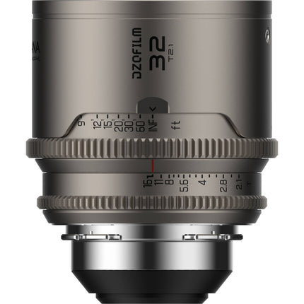 DZOFilm Arcana 32mm Objetivo Anamórfico Full Frame T2.1-T16 Titanium