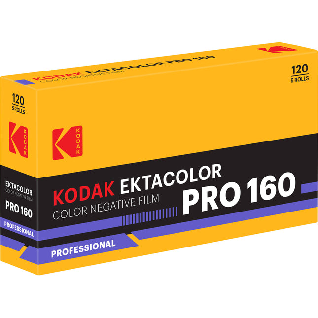 Kodak Ektacolor Pro 160 Película negativa color 120 ISO 160 5 unidades